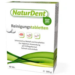 NATURDENT Reinigungstabletten 48 St Tabletten