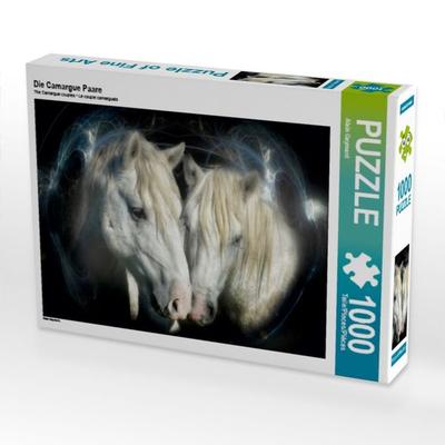 CALVENDO Puzzle Die Camargue Paare | 1000 Teile Lege-Größe 64x48cm Foto-Puzzle für glückliche Stunden