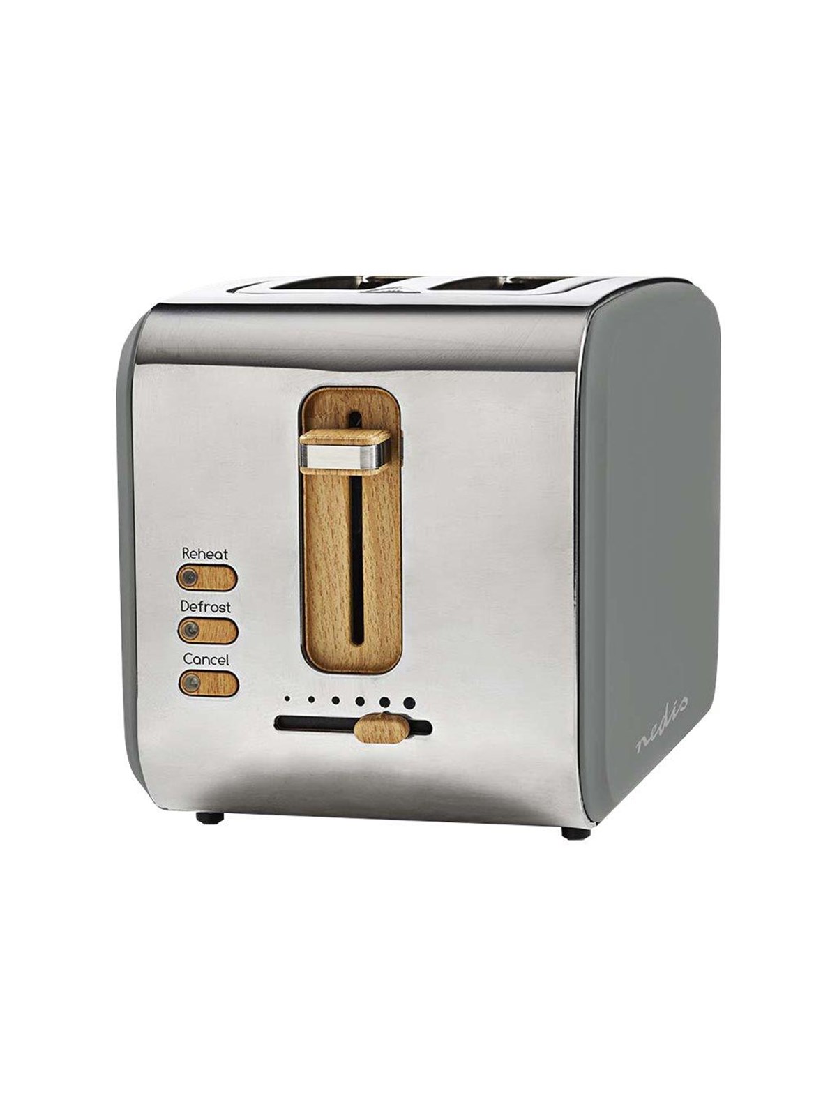Nedis Toaster KABT510EGY - toaster - grey