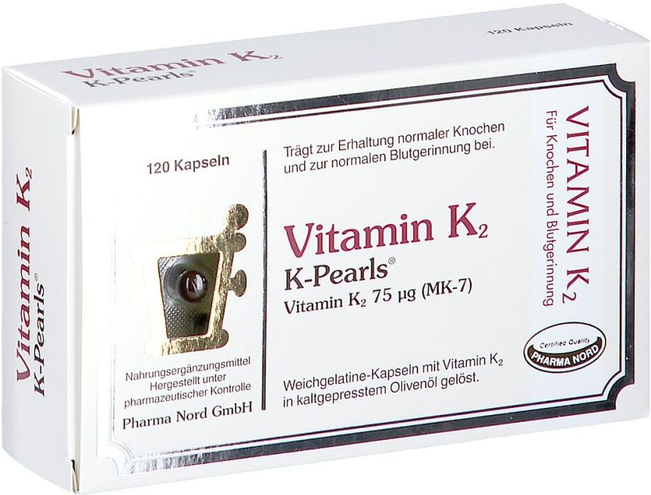 Vitamin K2 K-pearls Weichkapseln