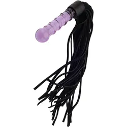 Glassvibrations, Dildo, Glas Peitsche Mini purple Secret