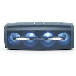 Muse M-830 DJ Tragbarer Mono-Lautsprecher (8 h), Bluetooth Lautsprecher, Schwarz, Grau, Blau