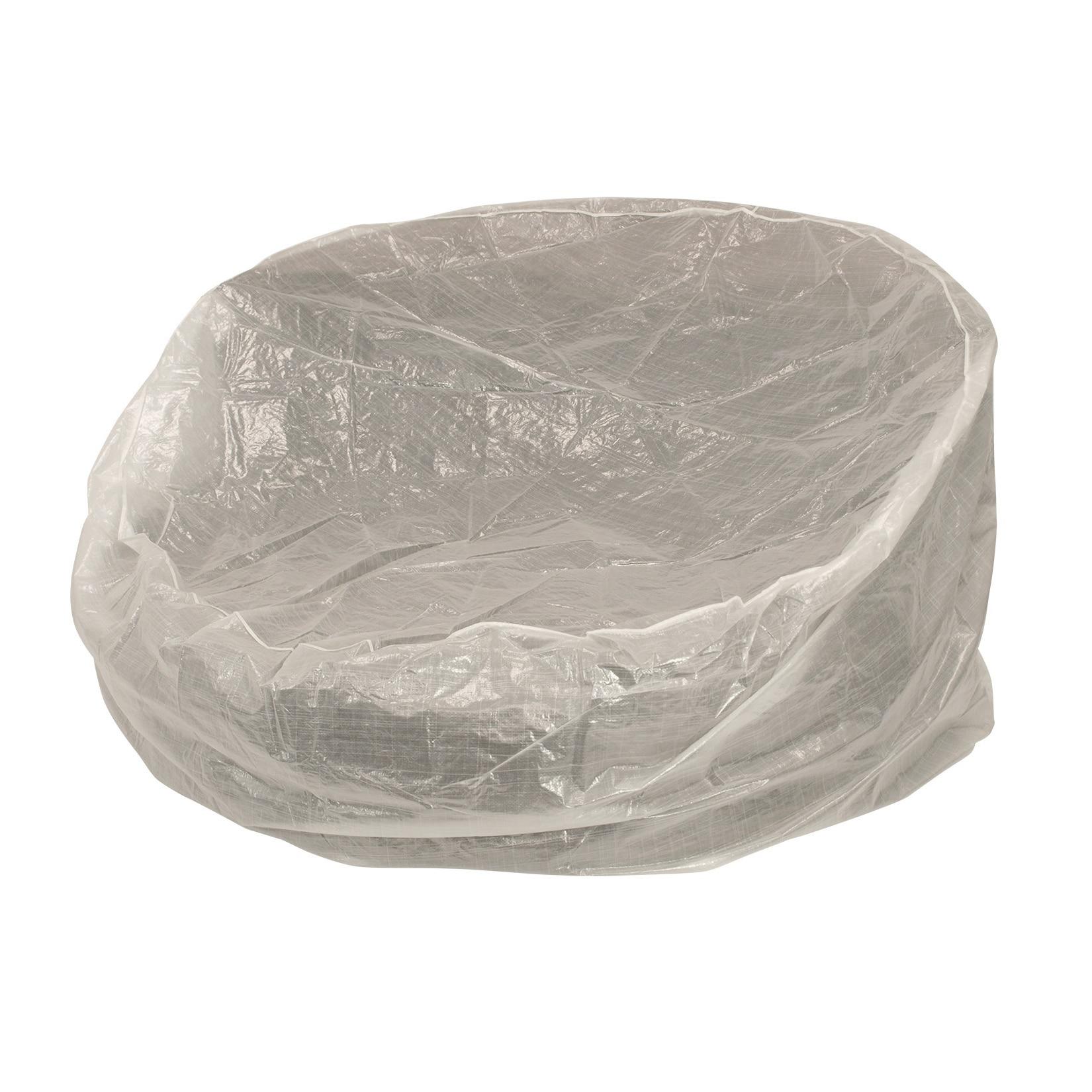 Abdeckhaube Liegeinsel gross bis 240cm Durchmesser, PE transparent
