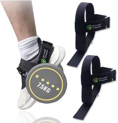 Inspired Finds PowerFlex Dumbbell Ankle Strap Tibialis Trainer For Leg Strength army Green