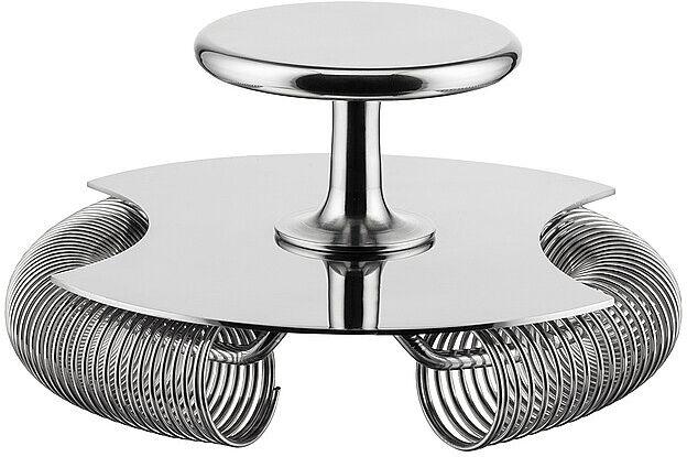 Alessi Doppel - Barsieb GIA27 10,2cm Edelstahl  silber B