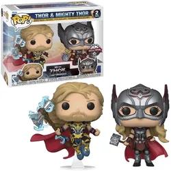 Funko POP! Thor Love Thunder : Thor / Mighty Thor 2PK EXM
