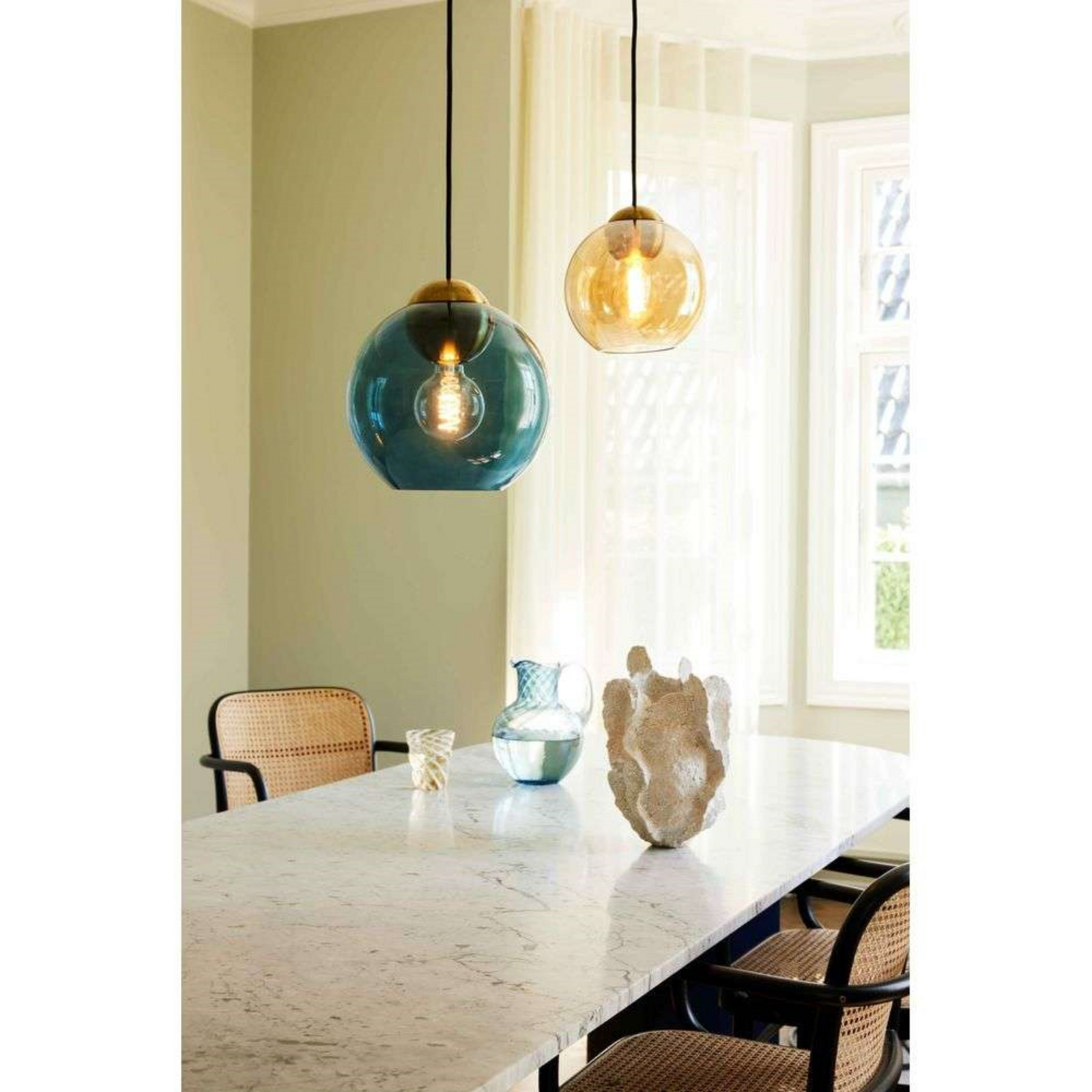Halo Design Bubbles Mini Hanglamp Ø14 G9 Blue - Metaal