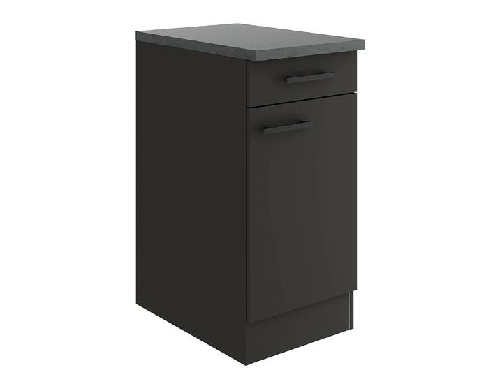 Meuble bas 40cm Gris/Anthracite mat