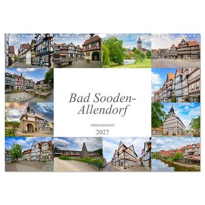 Bad Sooden-Allendorf Impressionen (Wandkalender 2027 DIN A3 quer), CALVENDO Monatskalender