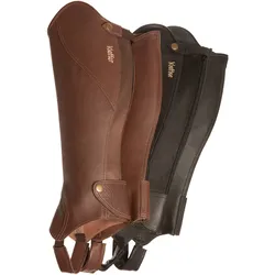Kieffer Lederchaps Arlene Unicolor schwarz , Größe: XS