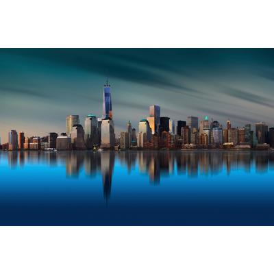 Fototapete PAPERMOON "Photo-Art YI LIANG, NEW YORK WORLD TRADE CENTER 1", bunt, B:3,5m L:2,6m, Vlies, Tapeten