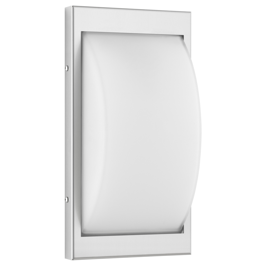 LCD LED-Wandaußenleuchte mit Sensor 33x17cm Edelstahl 068LEDSEN 8033239545075
