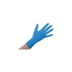 Latex Blau Einmalhandschuhe puderfrei 100 Stück S