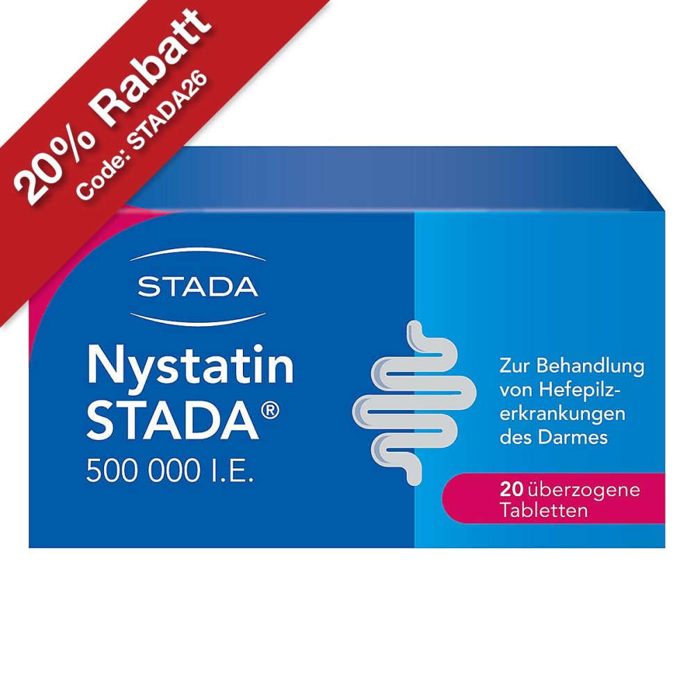 STADA Consumer Health Deutschland GmbH Nystatin STADA 500.000 I.E. überzogene Tabletten 00892352