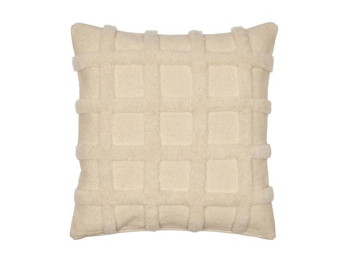 Ferm Living Norte Grid coussin Off white, 50x50 cm
