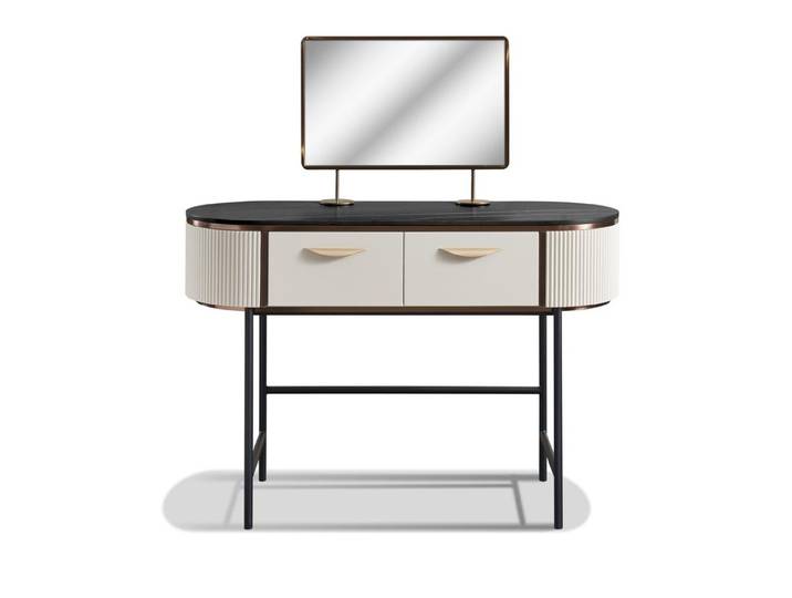 Xlmoebel Schminktisch Designer Kosmetik Tisch mit Spiegel und Kommode für Frisuren (mit Spiegel), Made in Europa