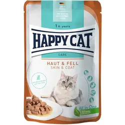 Happy Cat Care Meat in Sauce Haut & Fell | 20x 85g