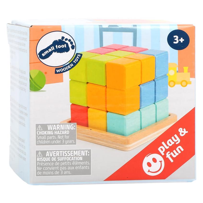 small foot 3D Puzzle Würfel geometrische Formen (Deutsch) (11346)