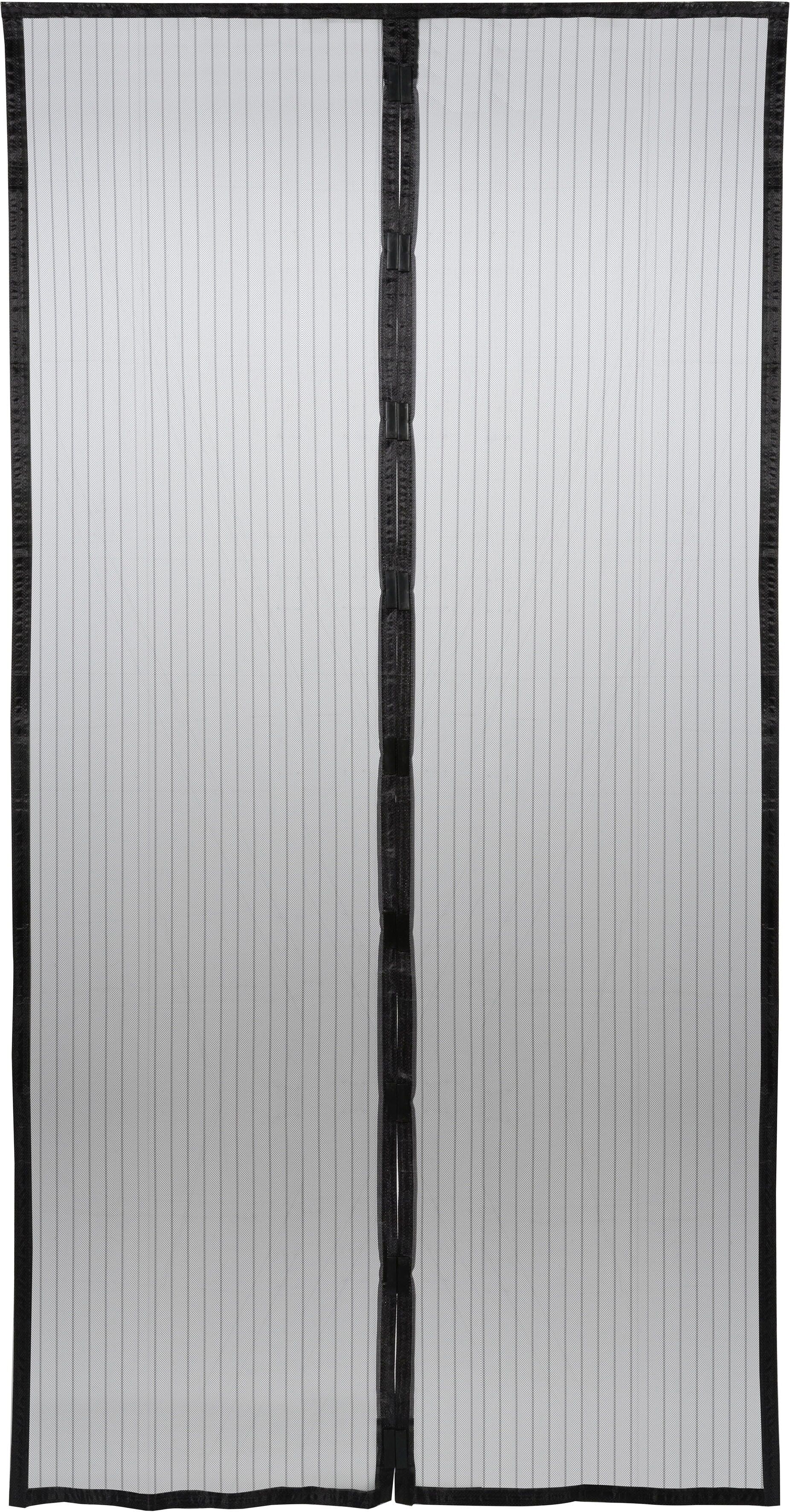 Insektenschutz-Vorhang GARDINIA "Insektenschutz Magnetvorhang", schwarz (weiß, neutral), B:110cm H:220cm, Insektenschutzgitter, Insektenschutz-Vorhang, inkl. 9 Magneten zur Schließung