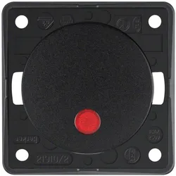 Berker 937522510, Schalter + Taster, Schwarz
