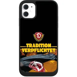 Nivocase Handyhülle für Apple iPhone 11 Hülle NIVOpure Case Schwarz Fanartikel SG Dynamo Dresden SGD (Apple iPhone 11), Smartphone Hülle, Schwarz
