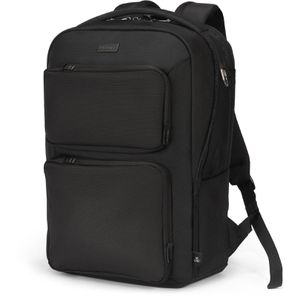 Dicota Laptop-Rucksack Backpack SEVEN, schwarz, recyceltes PET, bis 14 Zoll