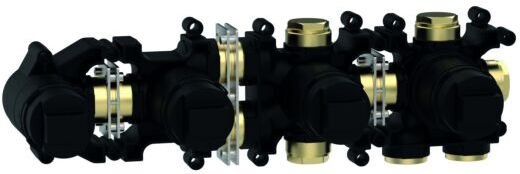 Herzbach MODUL7 Einbaukörper mit Auslauf 70.720011.1.09 Thermostat 2 Verbraucher
