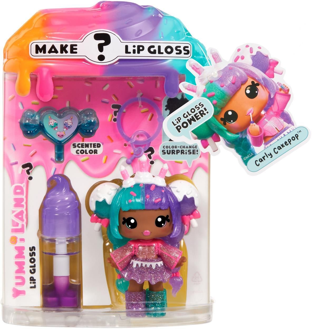 MGA Yummiland: Lip Gloss Doll Series 2 - Carly Cakepop Doll (546108)