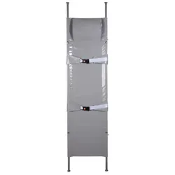 Krankentrage N, 2 x klappbar Chemiefasergewebe grau - grau - normal