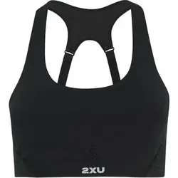 2XU Sport-BH Aero Mesh Medium Impact Bra, Größe S in Schwarz Schwarz