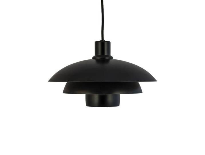 Suspension en métal noir mat
