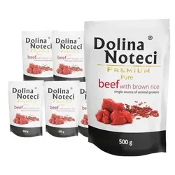Dolina Noteci Premium Pure Beef mit braunem Reis 10x500g