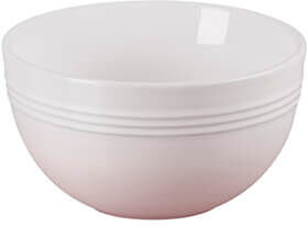 Le Creuset Shell Pink Stoneware Coupe Collection 12cm Snack Bowl