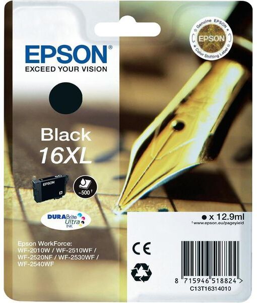 Epson 16XL (C13T16314012) - Schwarz - Druckerpatrone - Hohe Kapazität