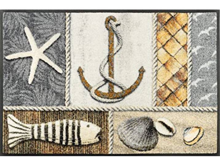 Wash+Dry Tapis de Sol\, Coastline 50x75cm\, intérieur et extérieur\, Lavable