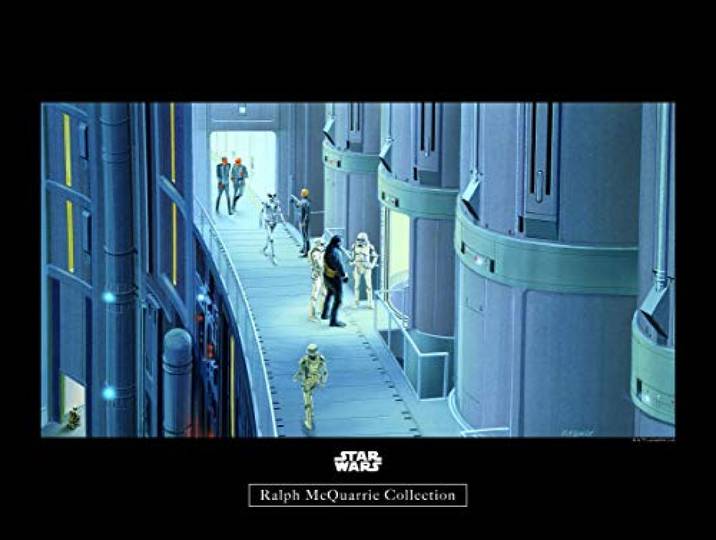 Komar Wandbild Star Wars Classic RMQ Prison Elevator Kinderzimmer, Jugendzimmer, Dekoration, Kunstdruck ohne Rahmen WB155-40x30 Größe: 40 x 30 cm (Breite x Höhe)
