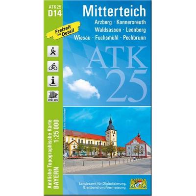 ATK25-D14 Mitterteich (Amtliche Topographische Karte 1:25000), Sonstige von , Landesamt für Digitalisierung, Breitband und Vermessung, Bayern,