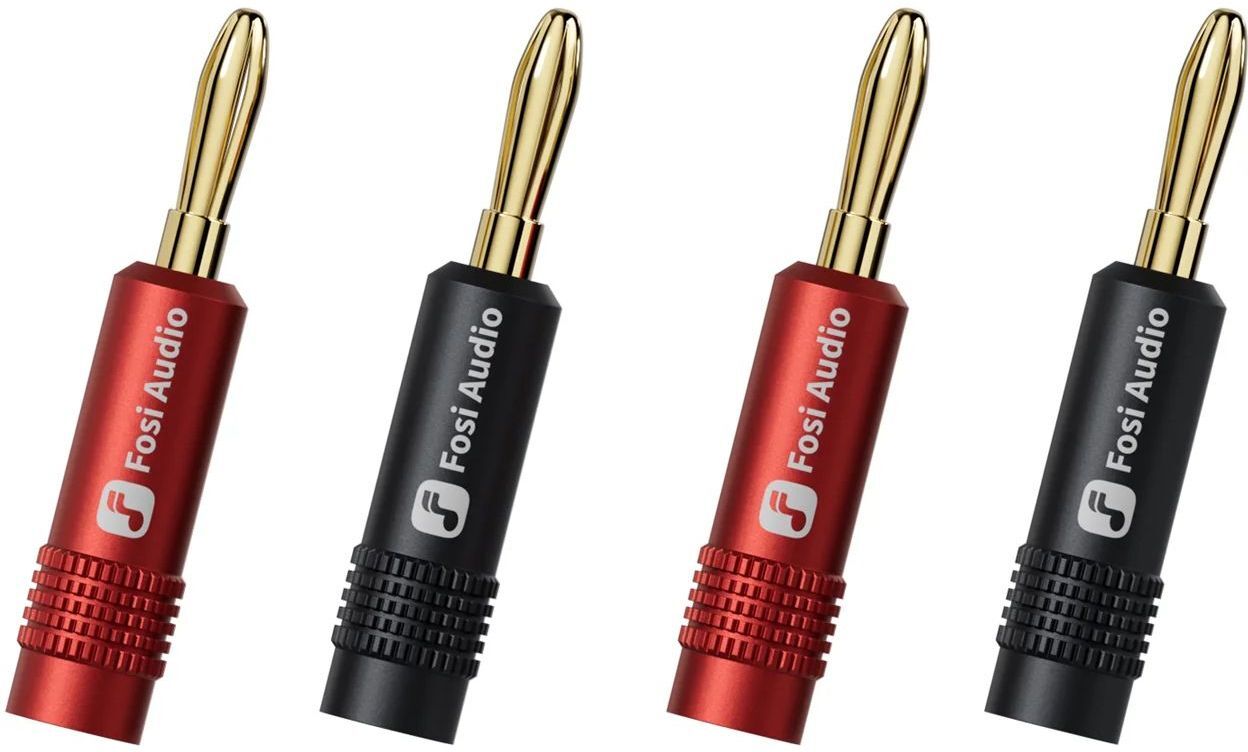 Fosi Audio Banankontakt 4-pack 4-pack