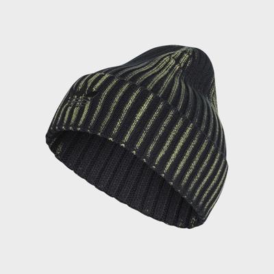Beanie ADIDAS ORIGINALS "BEANIE MIT VERWASCHENER OPTIK", Herren, schwarz (schwarz, olive strata), Obermaterial: 100% Baumwolle, Mützen Beanie