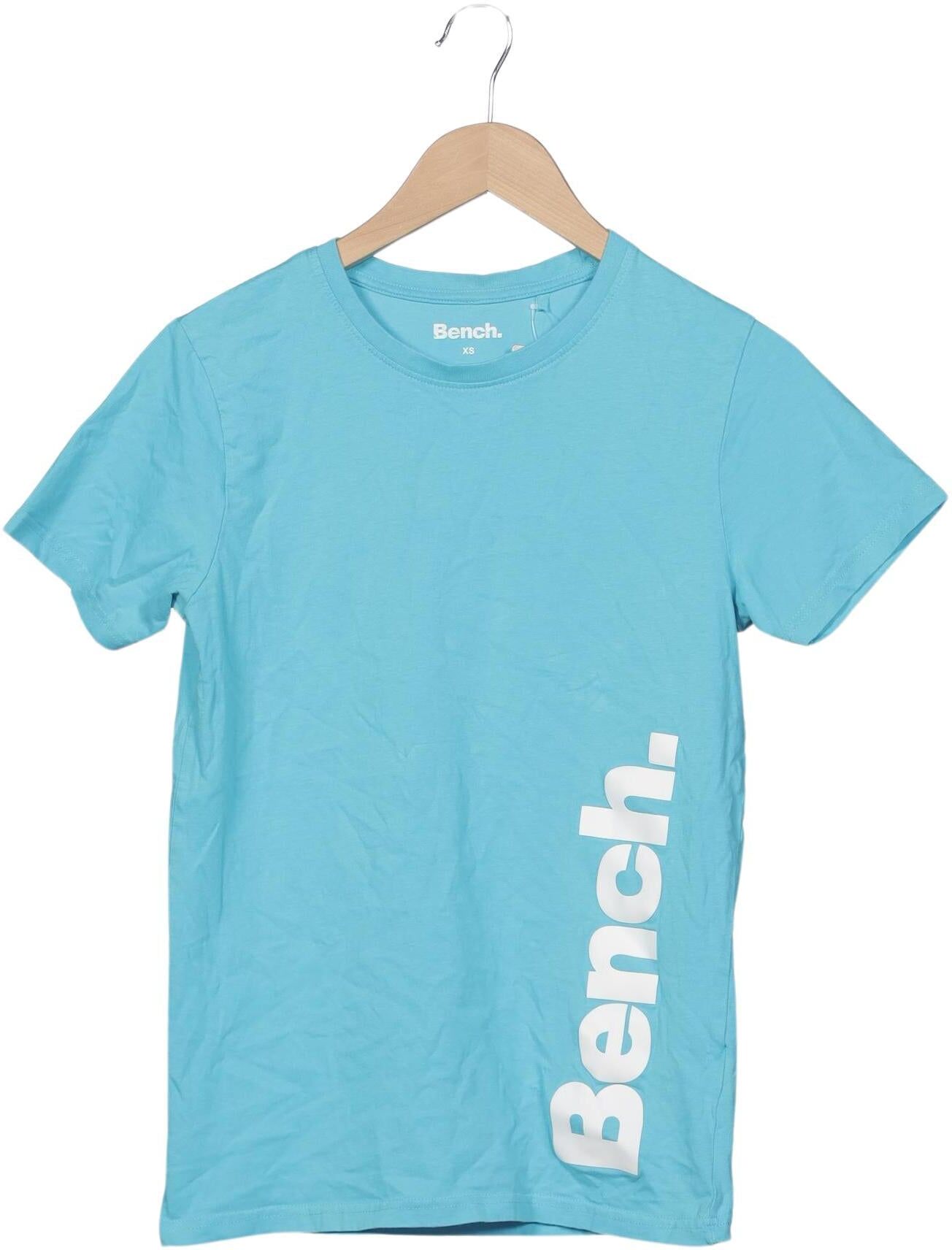 Bench. Herren T-Shirt, Hellblau, Gr. XS, Baumwolle - Second Hand