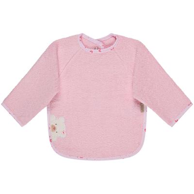 Lätzchen STERNTALER "Ärmellätzchen Bär Betty", Baby, rosa, Baumwolle, Lätzchen