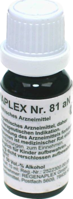 REGENAPLEX GmbH REGENAPLEX Nr.81 aN Tropfen zum Einnehmen 15 ml 07639449