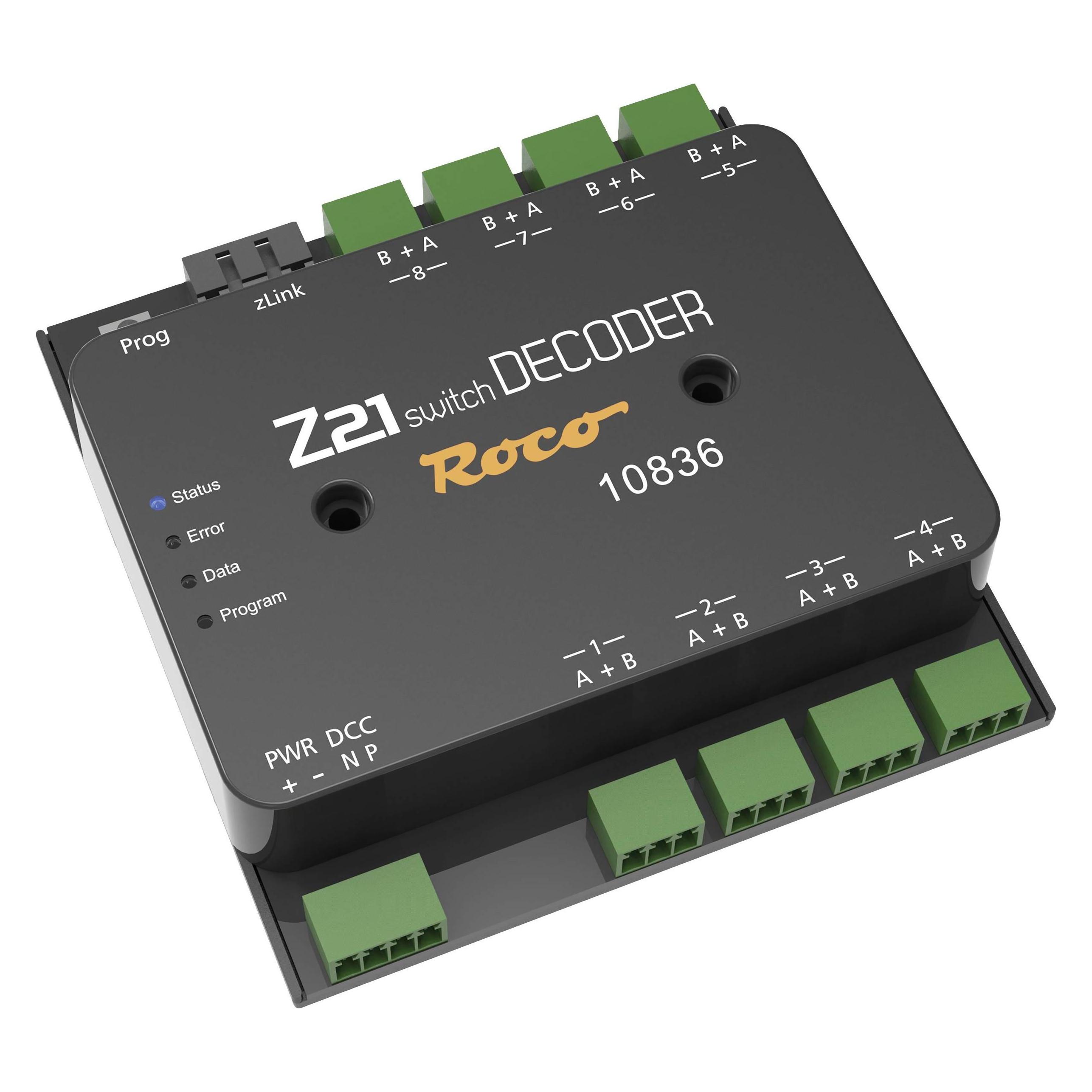 Roco 10836 Z21 switch Decoder Schaltdecoder Baustein (10836)