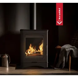 Kaminofen aus Stahl KRATKI K5 Ø 150 7 kW