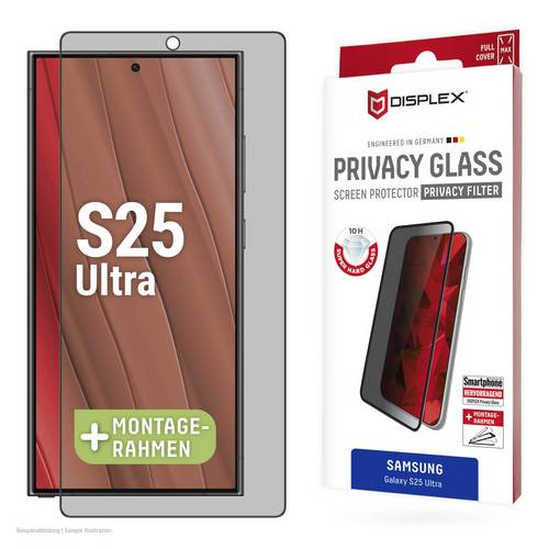 DISPLEX Privacy Glass FC Displayschutzglas Samsung Galaxy S25 Ultra 1 St. Seitlicher Blickschutz 02077
