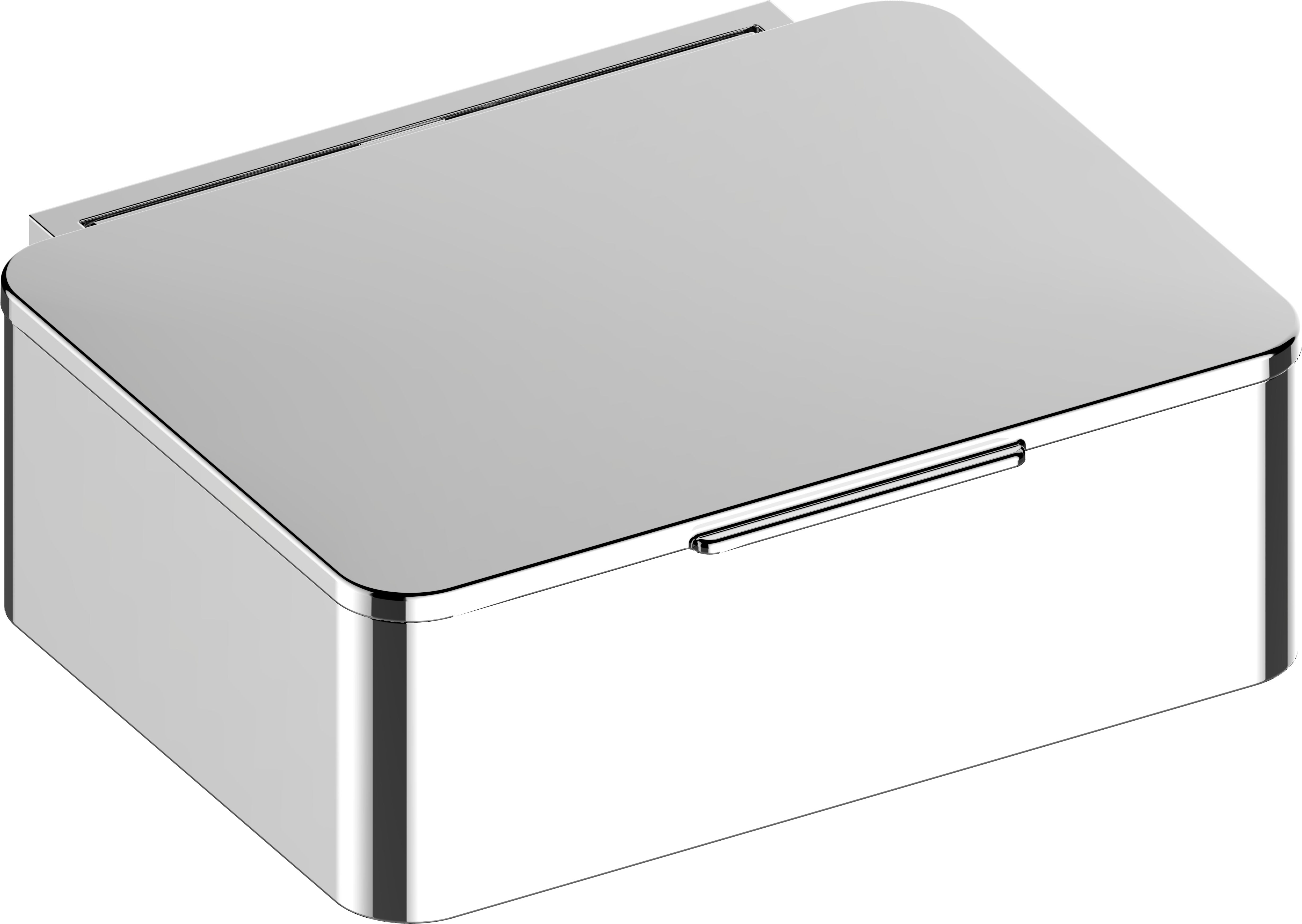 Keuco Plan boîte de papier humide 14967070001 finition acier inoxydable