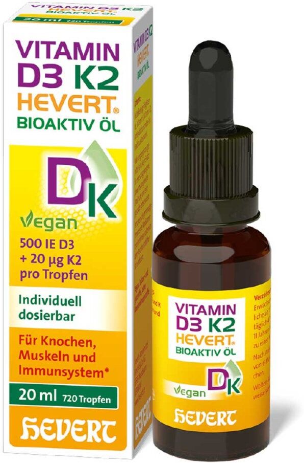 VITAMIN D3 HEVERT Vitamin D3 K2 Hevert Bioaktiv Öl