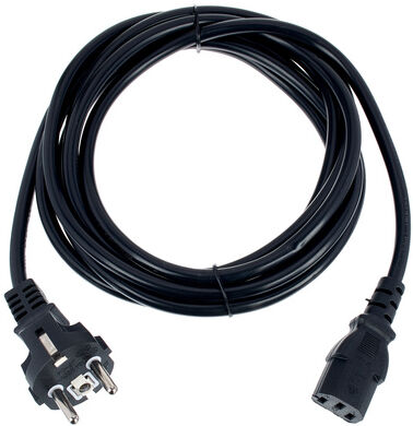 the sssnake Mains Power Cable 3m Schwarz