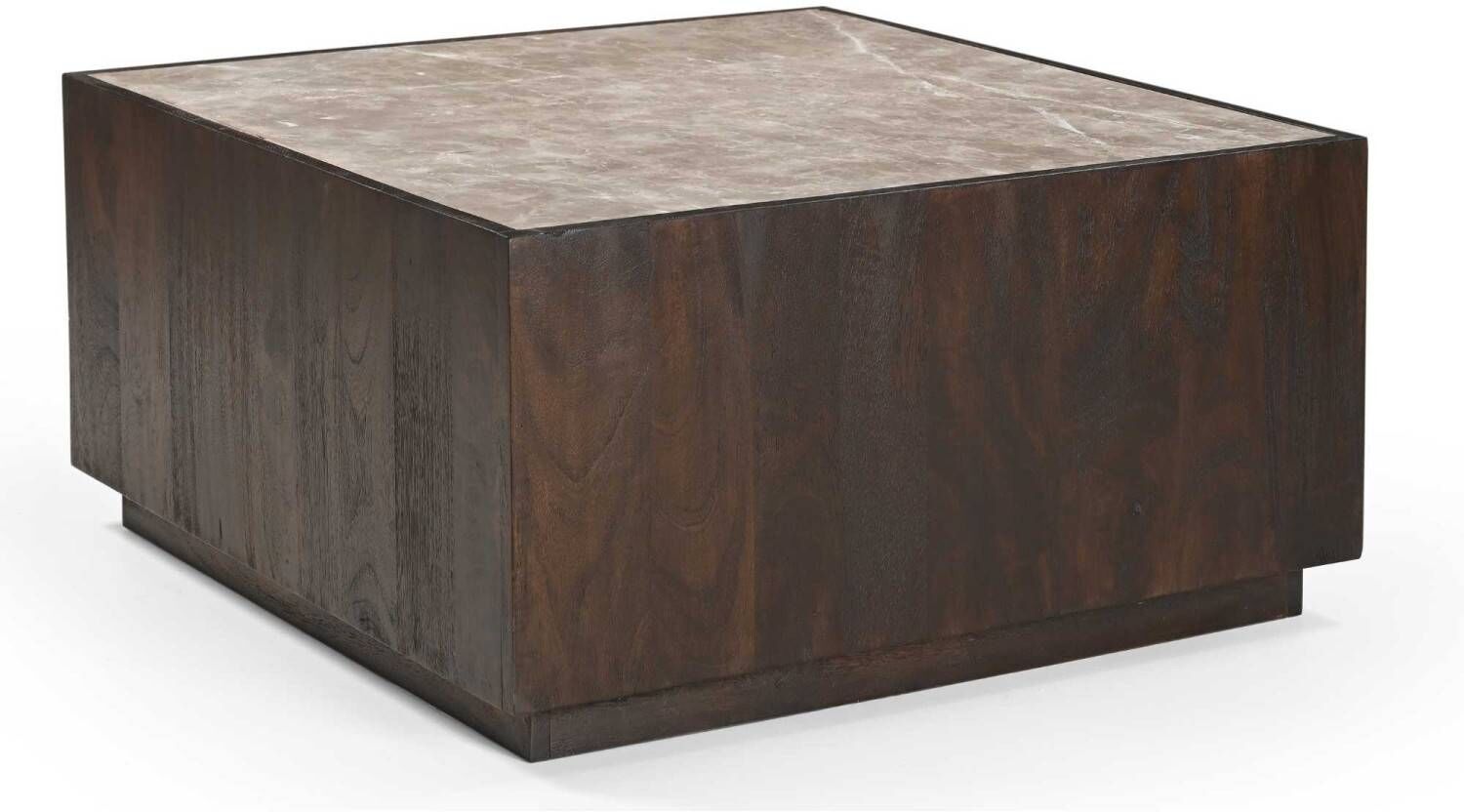 Pharao24.de Couchtisch Designtisch in Braun aus Marmor