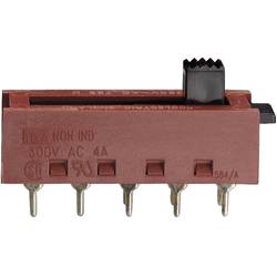 Arcolectric (Bulgin Ltd.) X24200AAAA X24200AAAA Schiebeschalter 250 V/AC 10 A 2 x Ein/Ein/Ein/Ein 1 St.